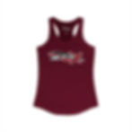 Thumbnail: Women's Ideal Racerback Tank with BRAAP STR-X Logo — Various Colors