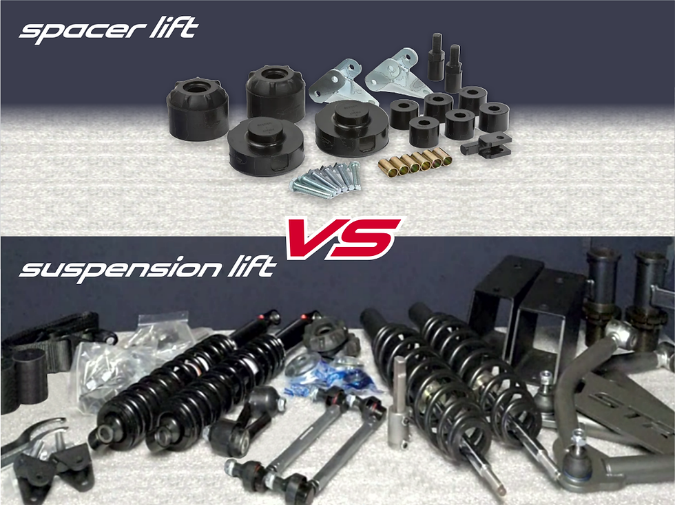 Suspension Lift vs. Spacer Lift: Which is the Smart Way to go?