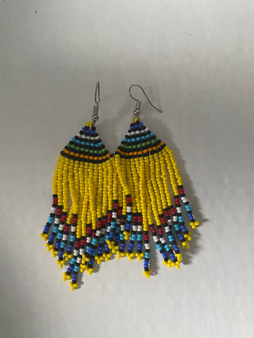 Thumbnail: Earrings beaded Triangle
