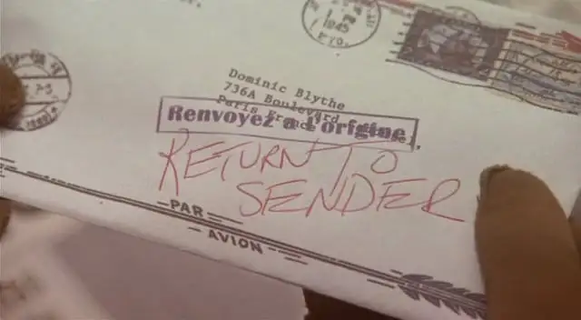 Plano Detalle de una carta