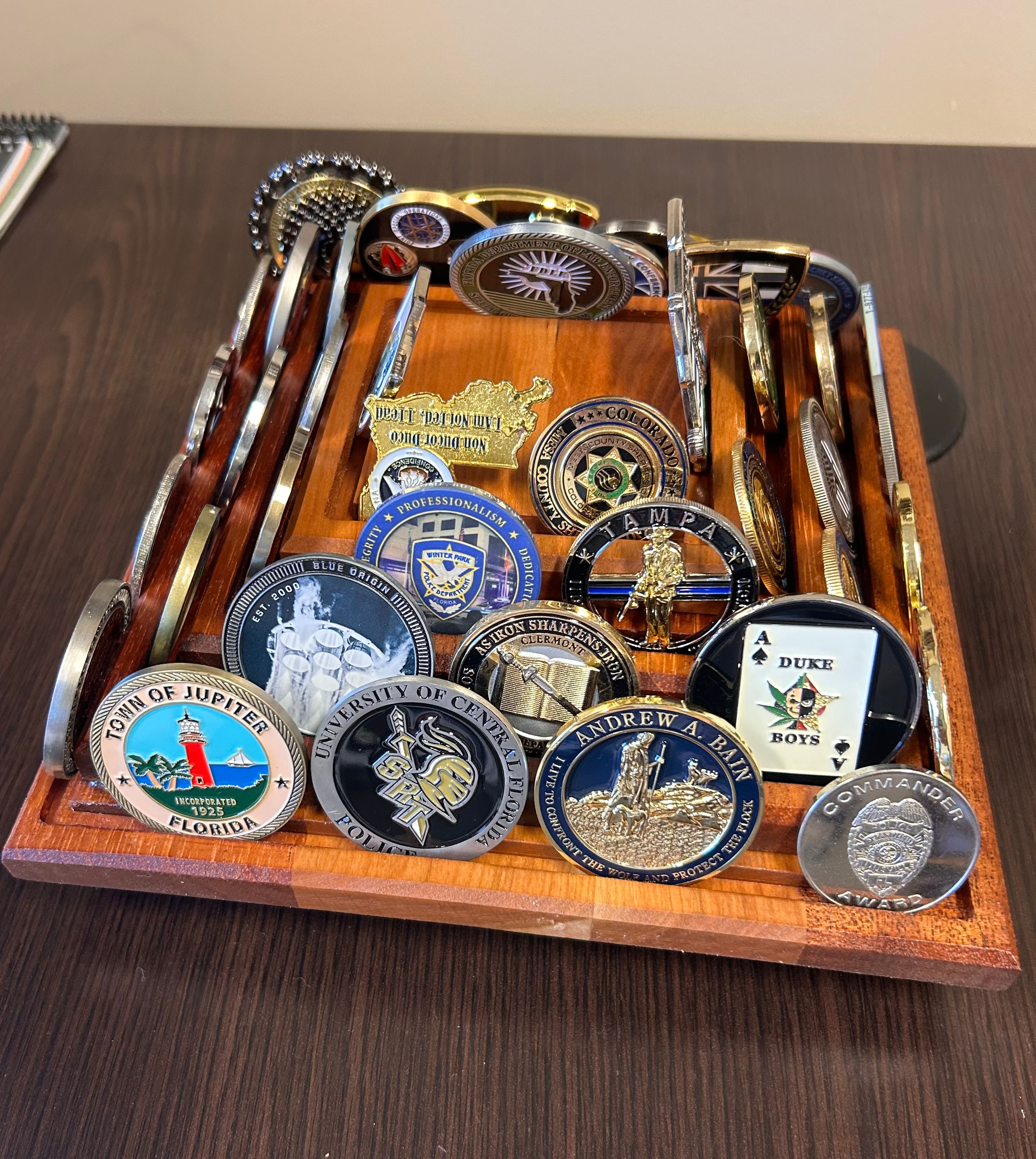 Pyramid Coin Display (10" Base)