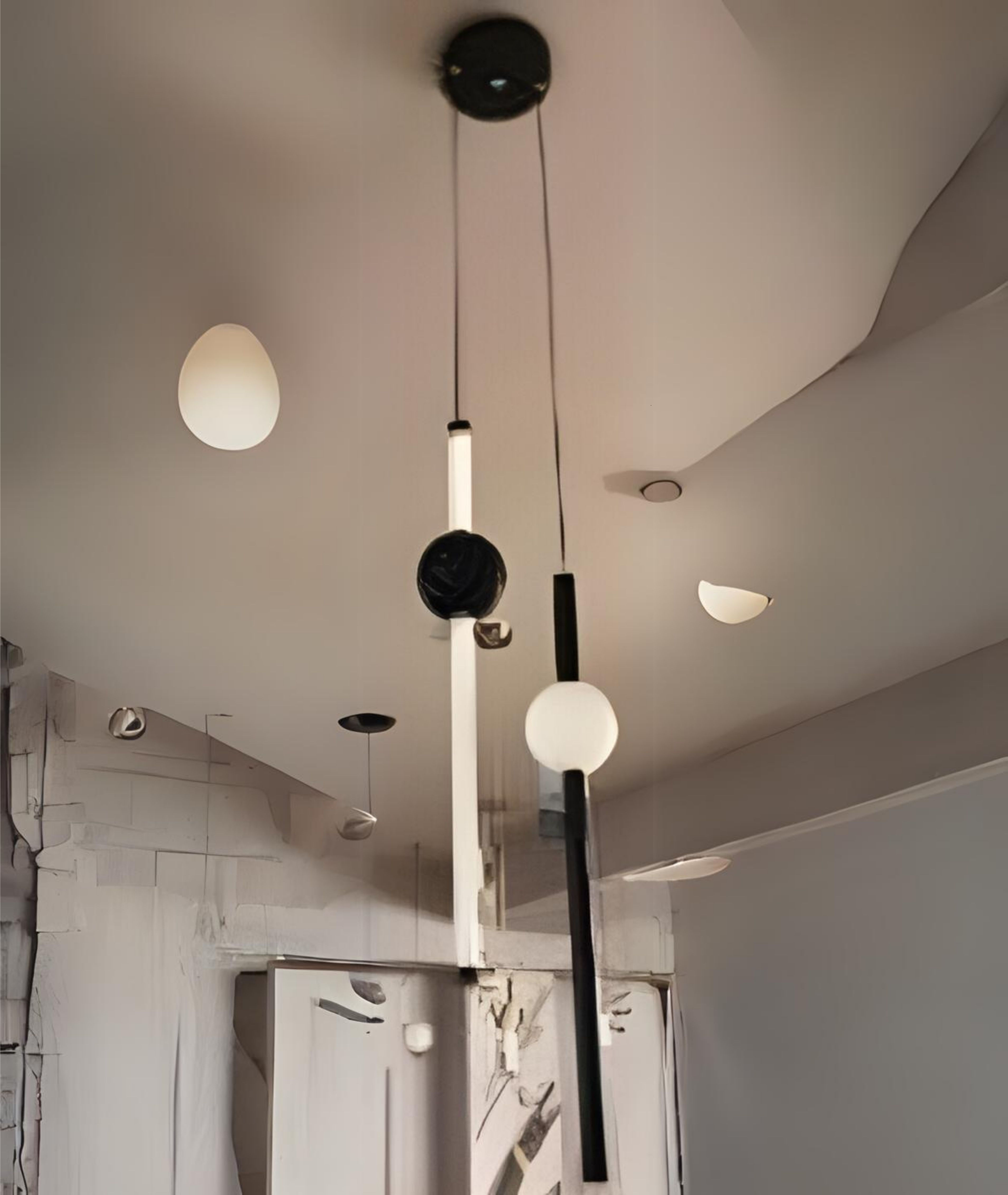 Chandelier P76296-2-BK Series