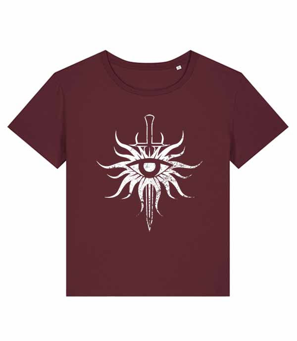 Thumbnail: Dragon Age Inquisiton logo women's Red T-shirt