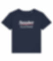 womens navy tee with election campaign style Bender for 2024 "kill all humans, you meatbags had your chance" design