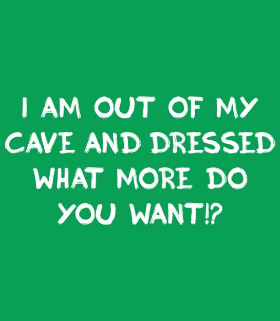 I'm out of my cave and dressed, what more do you want!? Kids Hoodie - Picture 20 of 22