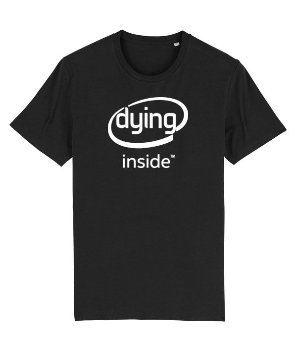 Thumbnail: Men's fit t-shirt - Dying Inside