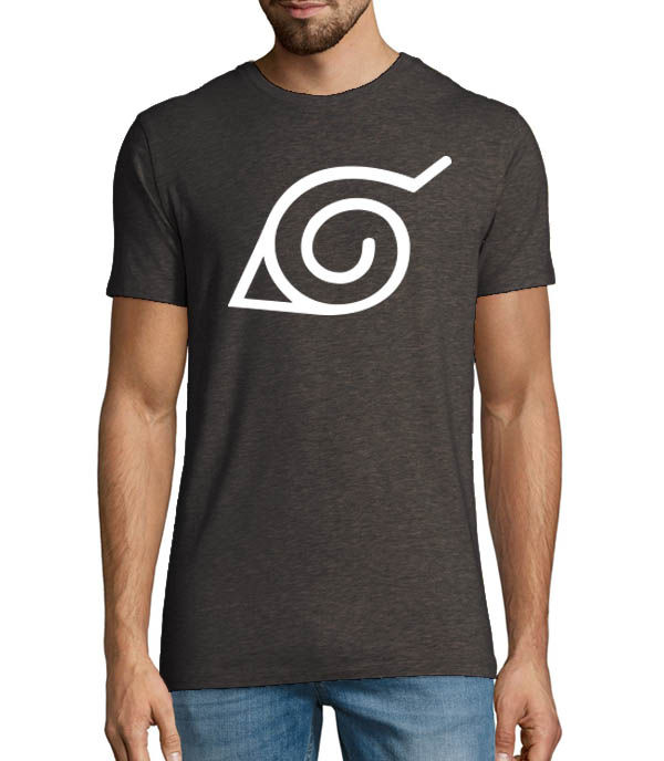 Thumbnail: Naruto Shippuden Boruto Hidden Leaf Village headband logo men's T-shirt