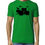 Thumbnail: Drum kit silhouette mens T-shirt
