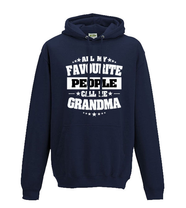 Thumbnail: Adult's unisex hoodie - All my favourite people call me grandma