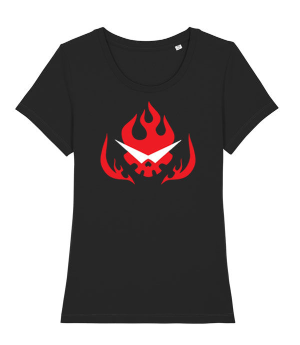 Thumbnail: Women's fit t-shirt - Gurren Lagann Flaming Skull