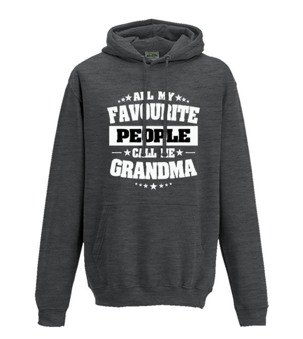 Thumbnail: Adult's unisex hoodie - All my favourite people call me grandma