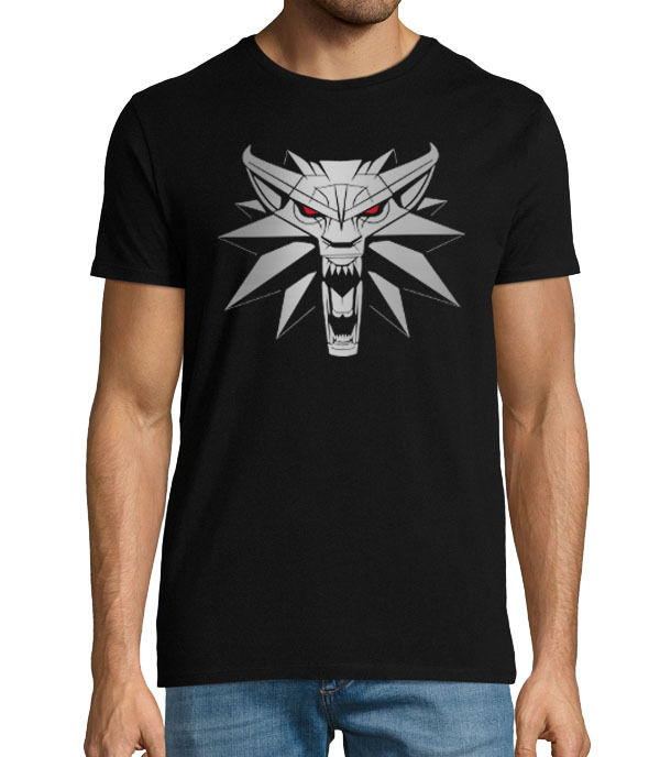 The Witcher Wolf medallion men's T shirt