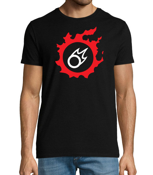 Thumbnail: Final Fantasy XIV Unisex fit T-shirt with Black Mage BLM icon