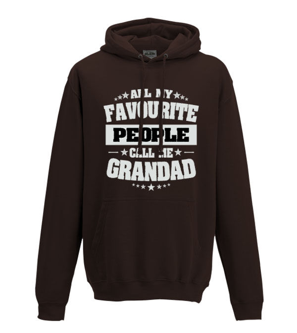 Thumbnail: Adult's unisex hoodie - All my favourite people call me grandad