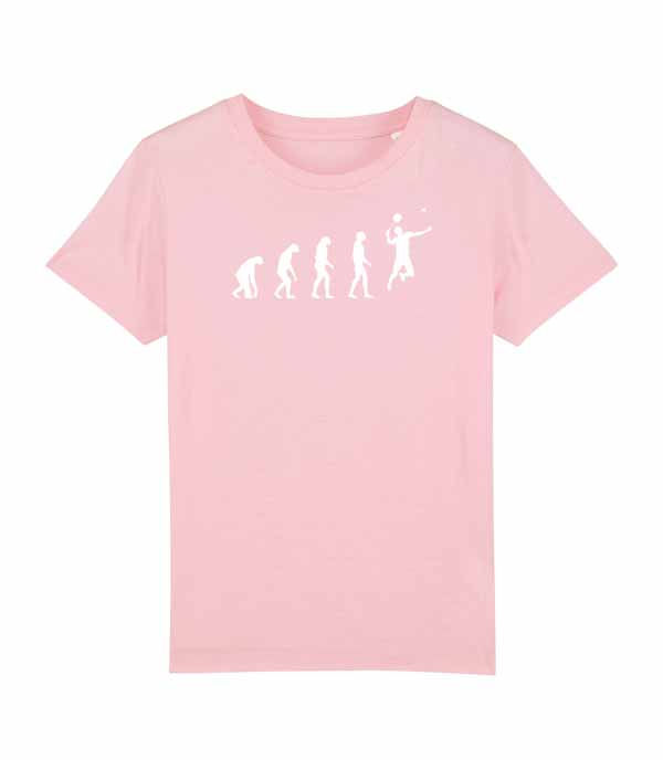 Thumbnail: Kid's fit T-shirt - Evolution of Badminton