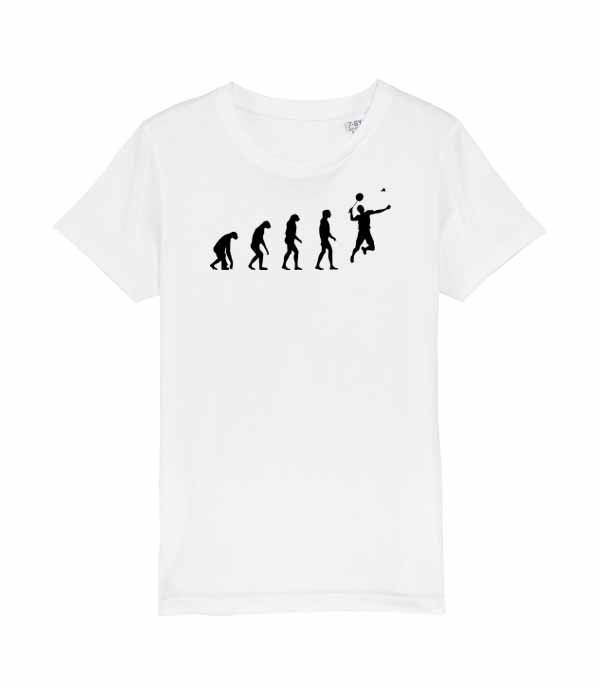 Thumbnail: Kid's fit T-shirt - Evolution of Badminton