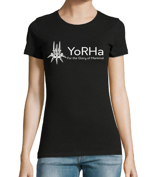 YoRHa for the Glory of Mankind NieR:Automata women's T-shirt