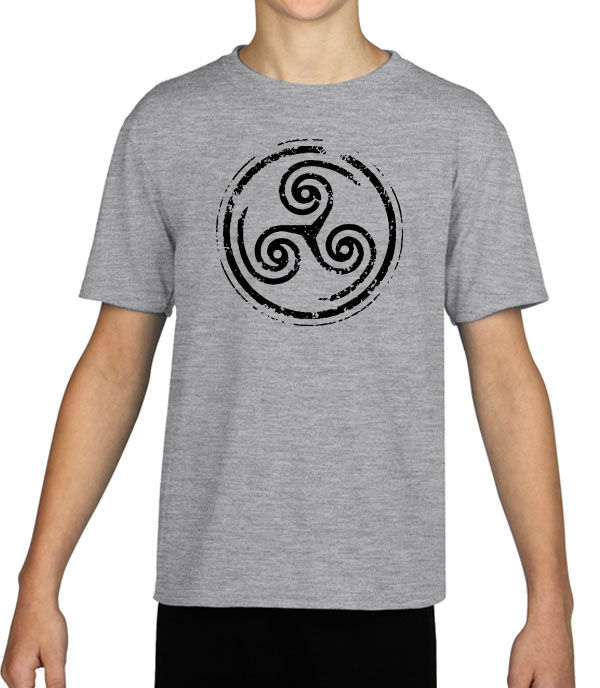 Thumbnail: Hellblade Senua's Sacrifice inspired triskelion logo Kid's T-shirt