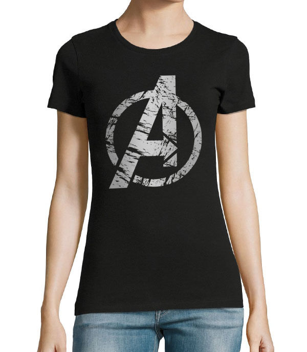 Marvel Avengers Assemble, Infinity war, Ultron inspired distressed womens Tshirt
