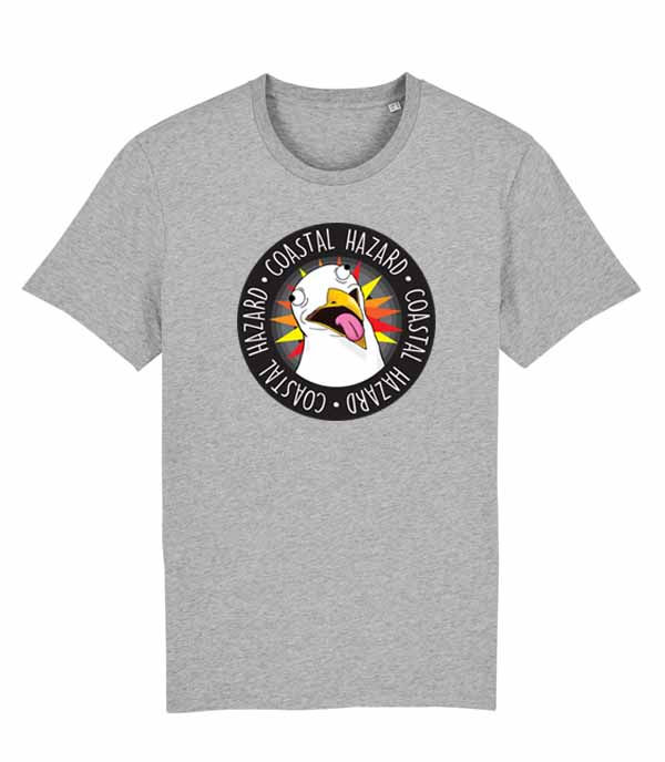 Thumbnail: Men's fit t-shirt - Coastal Hazard Seagull