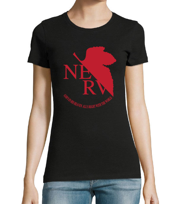 Thumbnail: NERV logo Neon Genesis Evangelion anime womens T-shirt