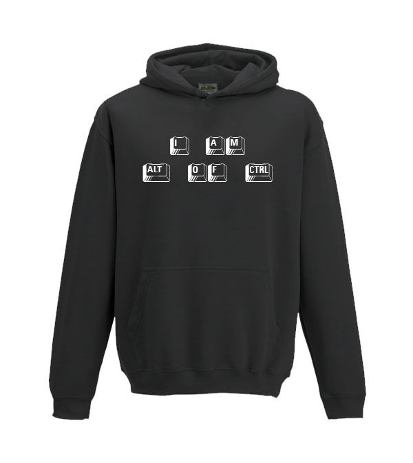 I am ALT of CTRL Kids Hoodie