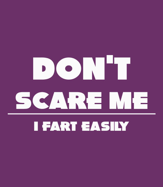 Thumbnail: Adult's fit pullover hoodie - Don't scare me. I fart easily