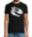 T-rex Tyrannosaurus skull zenvie designs print on mens short sleeve round neck T-shirt