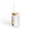Thumbnail: Clouded with Duas | 16oz Glass Tumbler | With Bamboo Lid & Straw