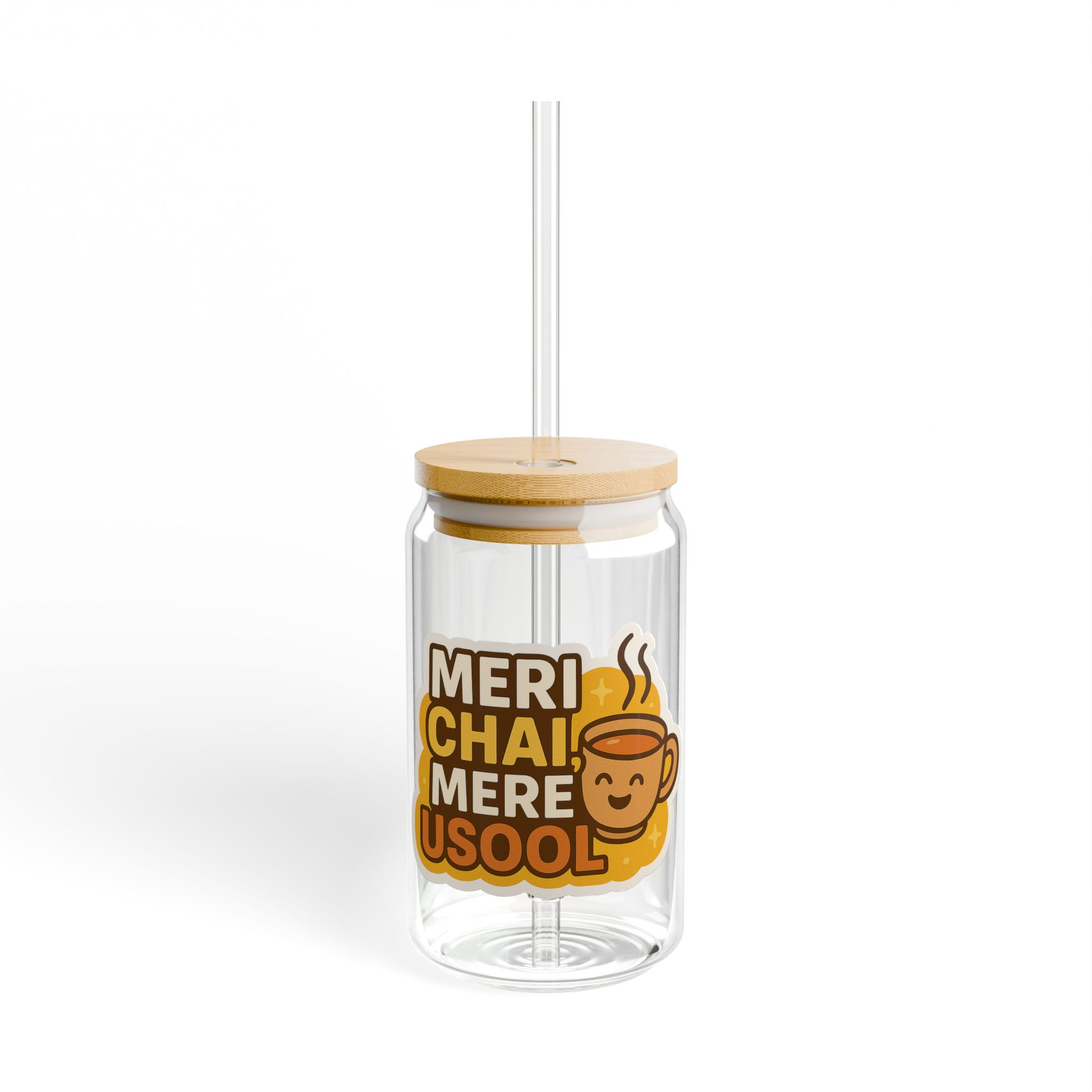 Meri Chai, Mere Usool | 16oz Glass Tumbler