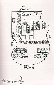 Reproducción de un mapa donde aparece por primera vez Cúllar Vega