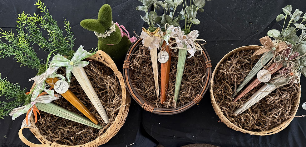 Shim Carrot Crafting Workshop at Honey Vintage and Bath -Arts District Las Vegas
