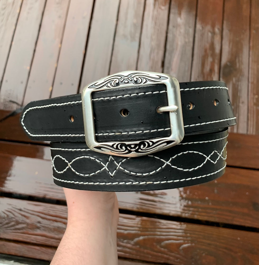 Gunslinger Stitch Belt 13oz Stickney's Tack