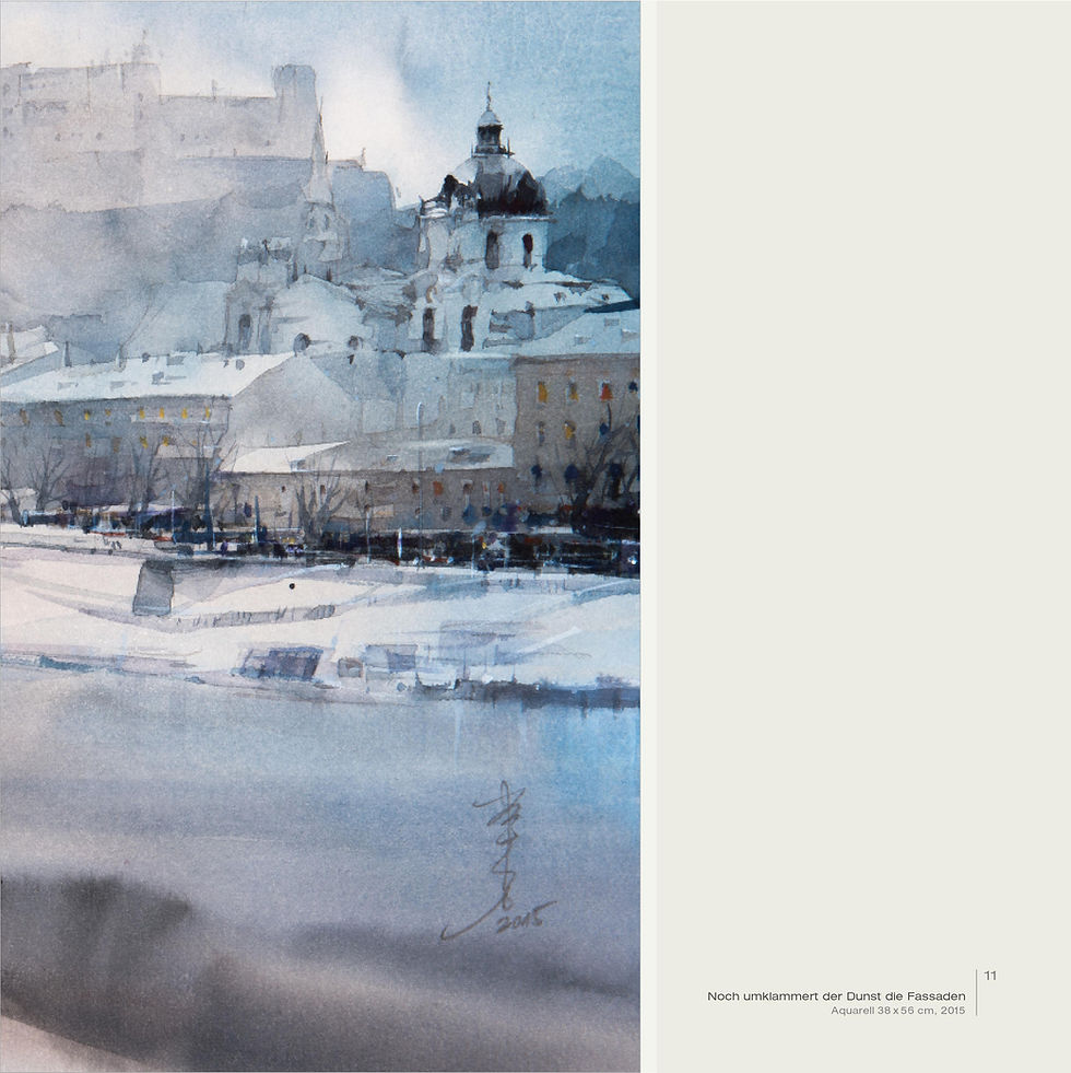 Miniaturbild: Aquarellbuch ( 29 x 29 cm )