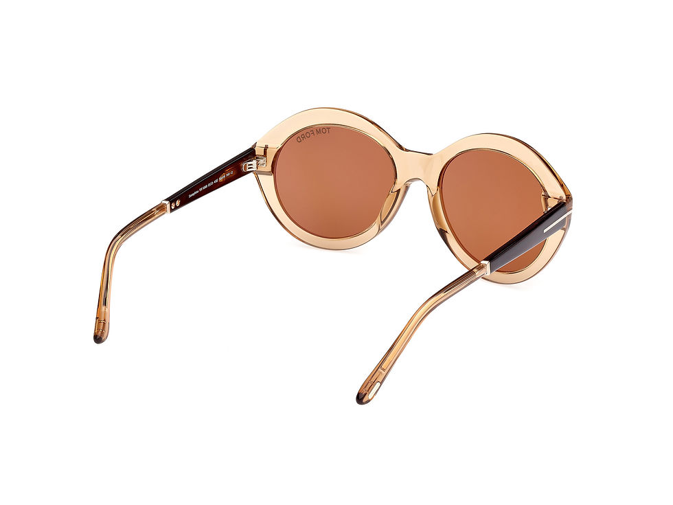 Thumbnail: Tom Ford FT1088_45E Seraphina Sunglasses – Light Brown
