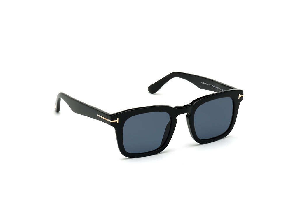 Thumbnail: Tom Ford FT0751_01V Dax Sunglasses – Black / Blue Lens