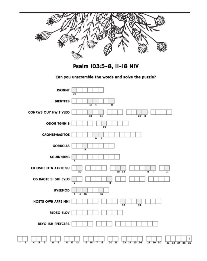 Sample Double Puzzle Page