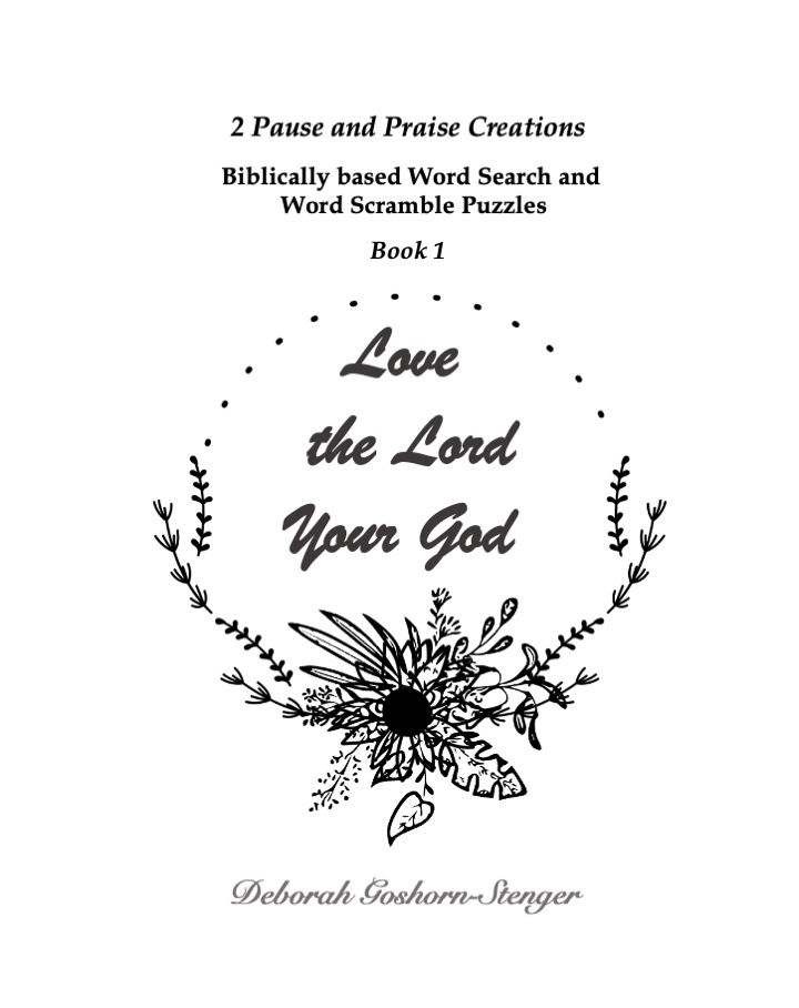 Title page of Love the Lord Your God Puzzle Book