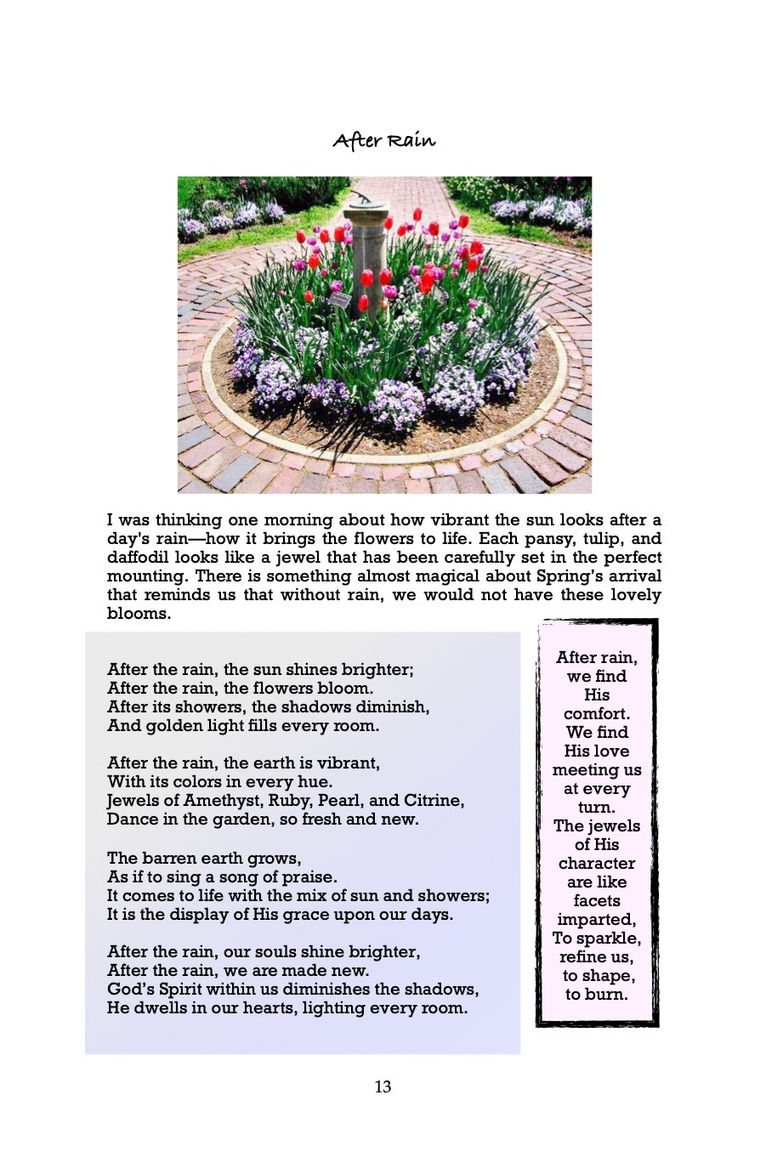 Prisms of God's Glory Devotional Sample Page
