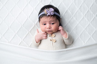Newborn baby session by Sacramento's best portrait photographer.