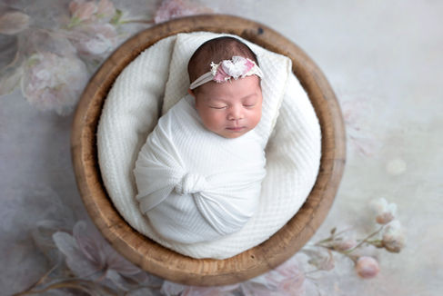 In home newborn session by Sacramento Best Portrait Photographer Kristina Martin Photography.