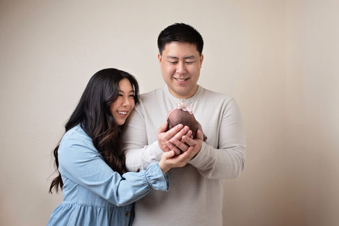 In home newborn session by Sacramento Best Portrait Photographer Kristina Martin Photography. 