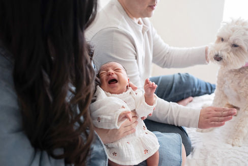 In home newborn session by Sacramento Best Portrait Photographer Kristina Martin Photography.