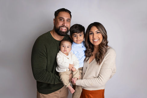 Best Sacramento family photographer, Kristina Martin, offering studio family photo sessions.
