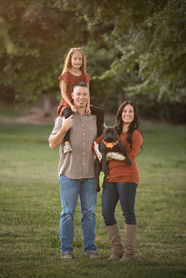 Family session including their dog by Sacramento Best Portrait Photographer Kristina Martin Photography.