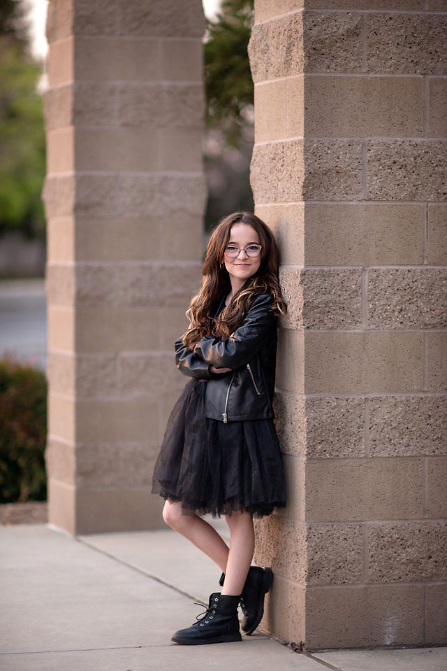 Headshots for child dancer by Sacramento Child Photographer Kristina Martin