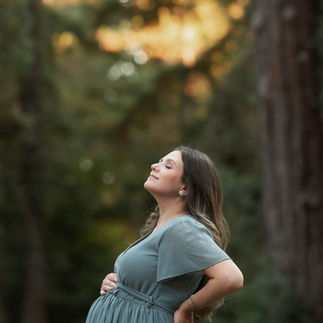 Redwood maternity session by Best Sacramento Maternity Photographer Kristina Martin Photography