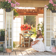 Senior Portraits at a Flower Farm in Sheridan, California