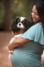 Maternity session in the Redwood Trees by Sacramento Best Portrait Photographer Kristina Martin Photography.