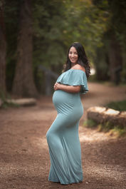 Maternity session in the Redwood Trees by Sacramento Best Portrait Photographer Kristina Martin Photography.